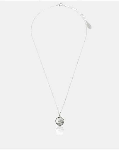Georgini - GEORGINI OCEANS DOLPHIN MOTHER OF PEARL PENDANT SILVER