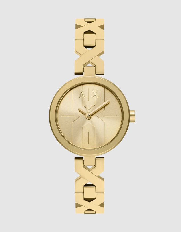 Armani Exchange - Gold Tone Analogue Watch