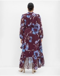 City Chic - Jane Wrap Maxi Dress