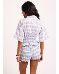 Insight - Harley Shirred Check Shirt