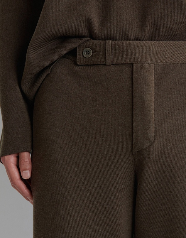 COS - Knitted Wool Straight-Leg Trousers