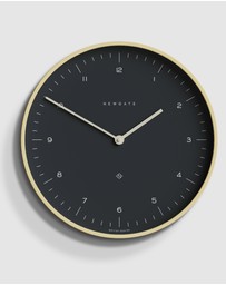 Newgate - Newgate Mr Clarke Clock Pale Wood Oil Grey Dial