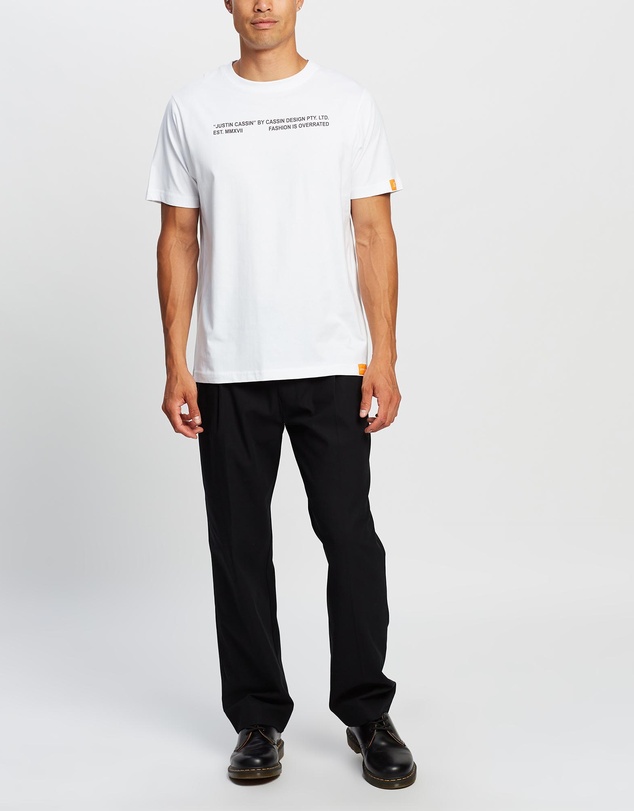 Justin Cassin - Fashion Overrated Statement T-Shirt
