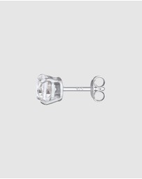 Kuzzoi - ICONIC EXCLUSIVE - Earrings Male Stud Swarovski® Crystals Single 925 Sterling Silver