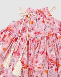 WITH LOVE FOR KIDS - Cotton Muslin Dress - Babies - Kids