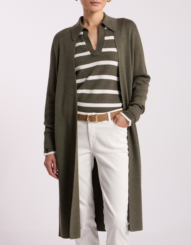 David Lawrence - Valence Merino Longline Cardi