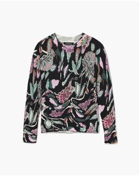 Desigual - Sweater with floral details