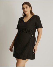 Atmos&Here Curvy - Ellie Cotton Twill Mini Dress
