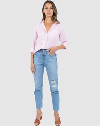 CAMIXA - Rina Striped Linen Shirt