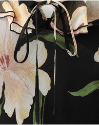 M.N.G - Floral-Print Dress With Ruffle Detail