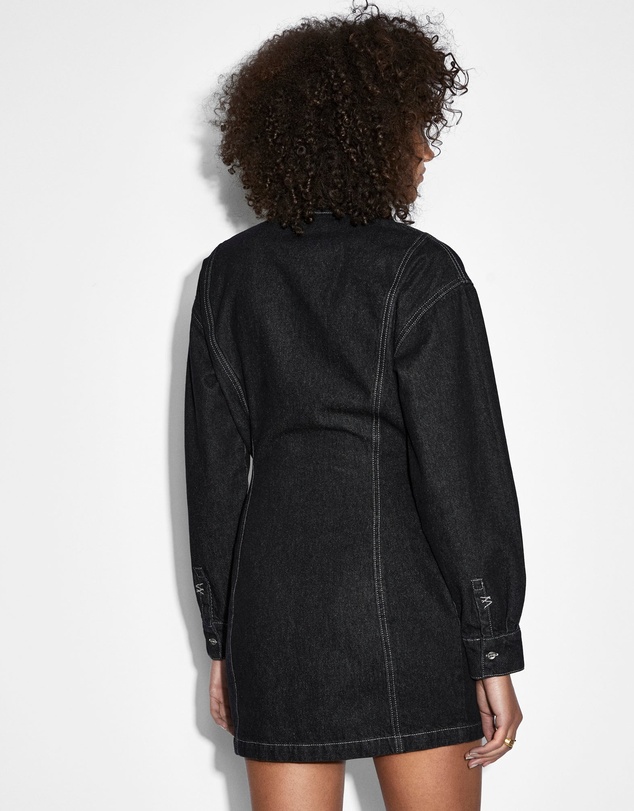 Ksubi - Cutout Shirt Dress Midnight