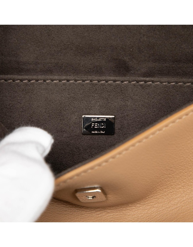 Pre-Loved by Azura Reborn - Pre-Loved Micro Leather Hypnoteyes Double Baguette Satchel