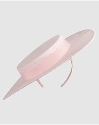 Max Alexander - Pink Boater Hat