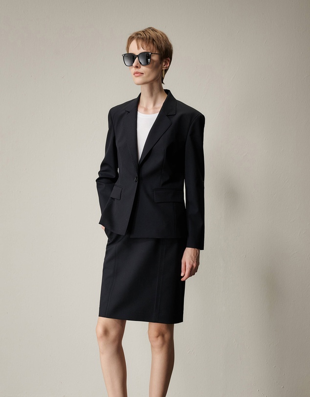 IDA+S - Arden Wool Tailored Skirt