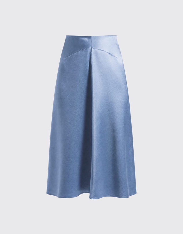 SABA - Sallee Draped Front Midi Skirt