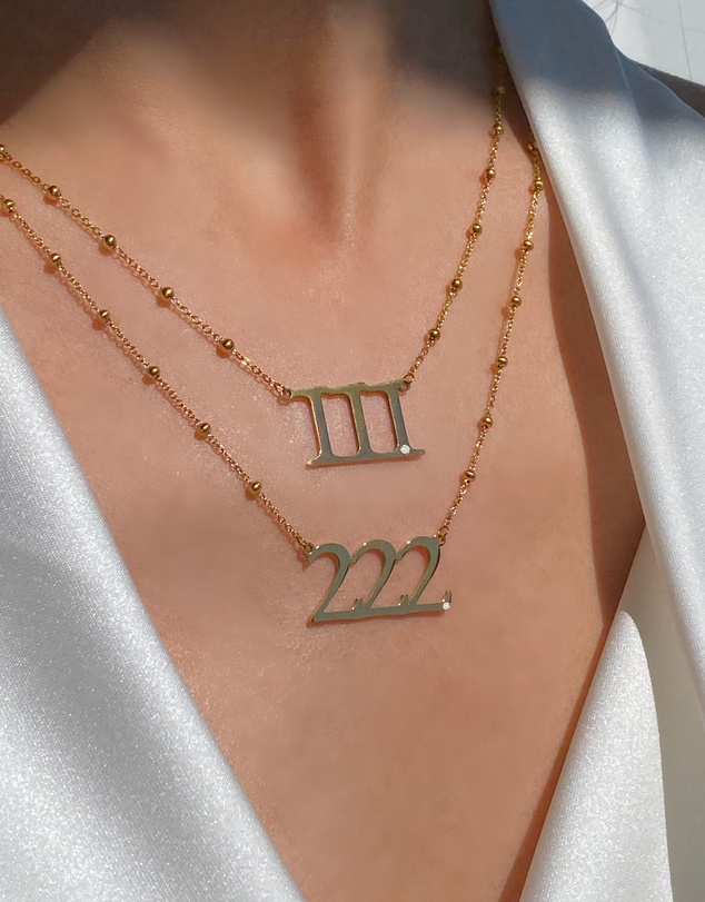 Jackie Mack - Manifest Necklace Angel Number 111
