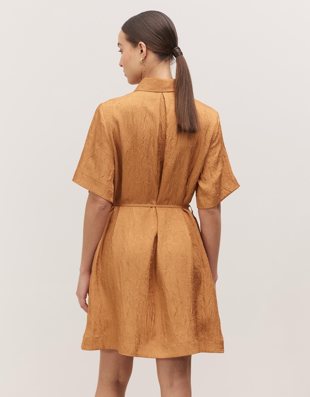 Minima Esenciales - Roma Crinkle Shirt Dress