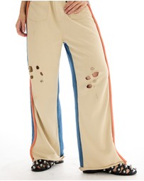 THE TALES - The Tales Denim Patched Sweat Jeans
