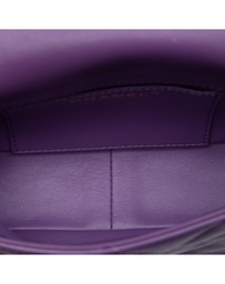 Pre-Loved by Azura Reborn - Pre-Loved Mini Lambskin Triple Chain Full Flap