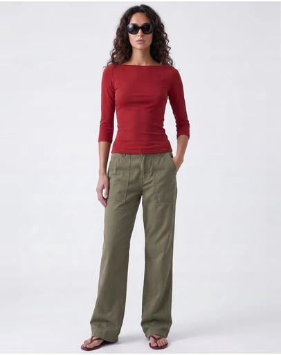 Style Addict - Elle Boat Neck Top