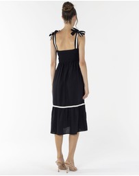 Angel Maternity - Meliza Maternity Party Dress in Black