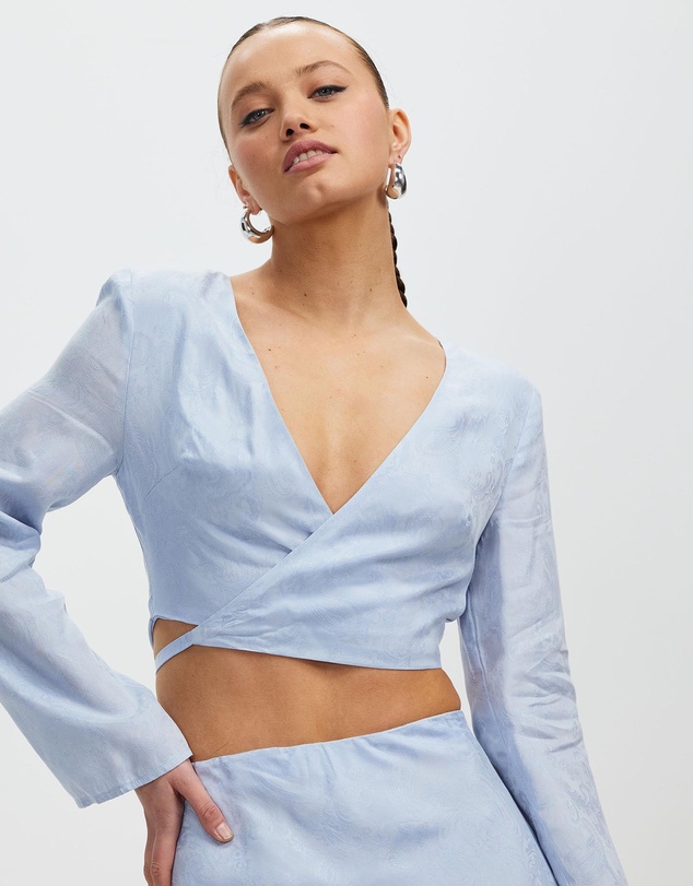 Third Form - Paisley Wrap Blouse