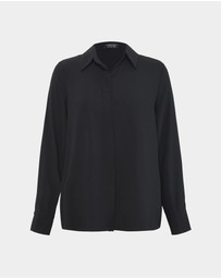 Forcast - Kevin Relax Fit Crepe Shirt