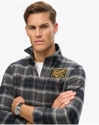 Superdry - Embroidered Check Overshirt