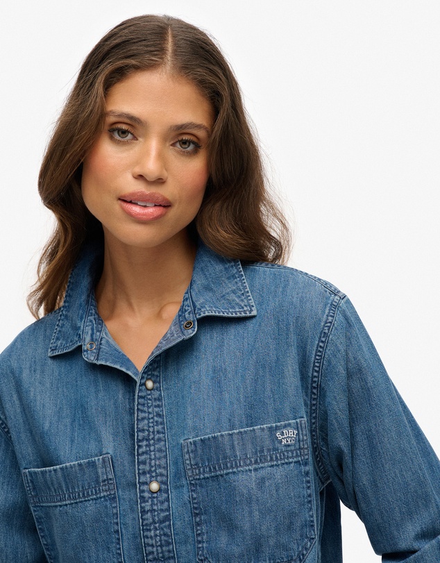 Superdry - Denim Oversized Shirt