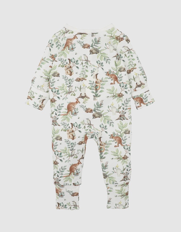 Bebe by Minihaha - Charlie Organic LS Zipsuit - Babies