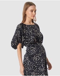 Soon Maternity - Mila Balloon Sleeve Top