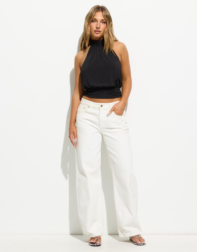 Dazie - Venue High Neck Halter Top