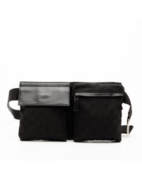 Pre-Loved by Azura Reborn - Pre-Loved GG Canvas Double Pocket Belt Bag