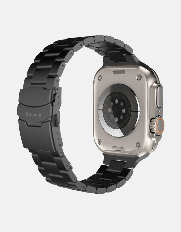Friendie - Stainless Steel Link Bracelet Band (Ultra Style) - Sydney Ultra - Apple Watch Compatible