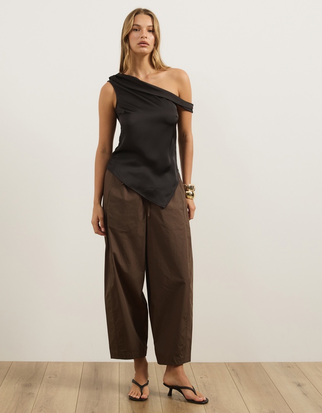 Atmos&Here - Eriselle Off Shoulder Satin Top
