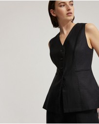 Oxford - Alice Linen Waistcoat