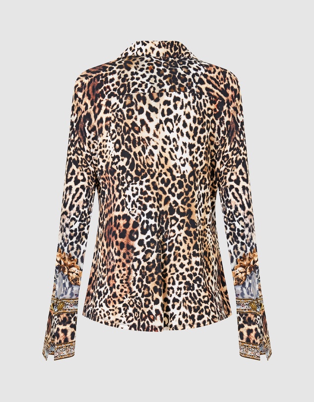 Camilla - Fitted Jersey Shirt