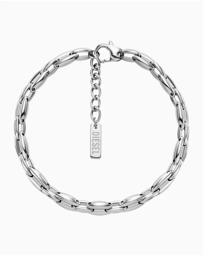 Diesel - Metamorph Silver Tone Bracelet