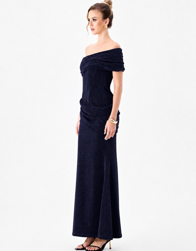 Bariano - Julita Corset Draped Maxi