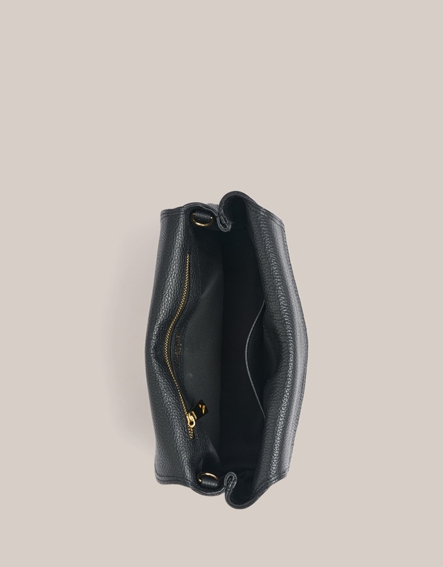 VESTIRSI - Sloane Black Leather Convertible Clutch