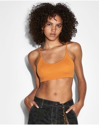Ksubi - Knit Bralette Satsuma