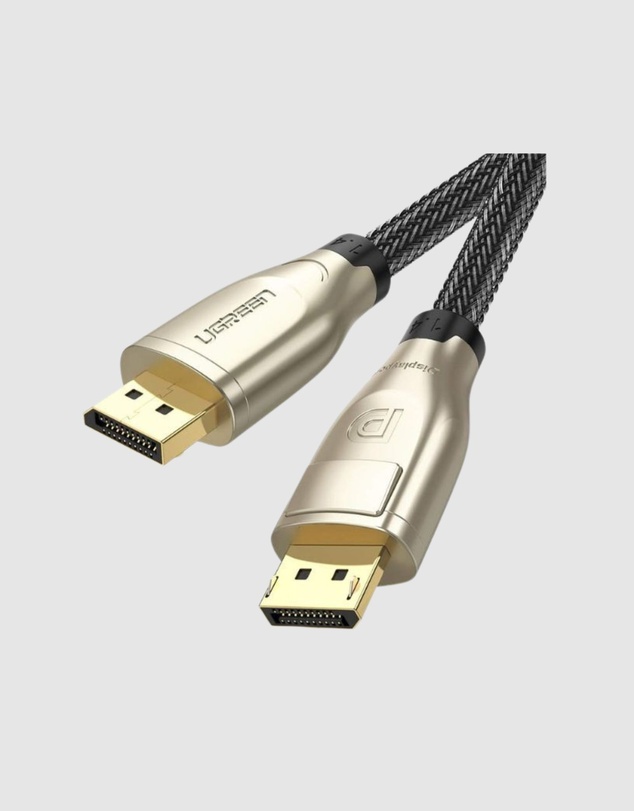 Ugreen - UGreen 8K DisplayPort 1.4 Male to Male Cable 3M Black