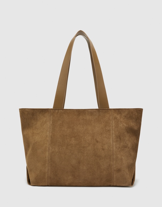 Nakedvice - The Gina Mocha Suede Bag