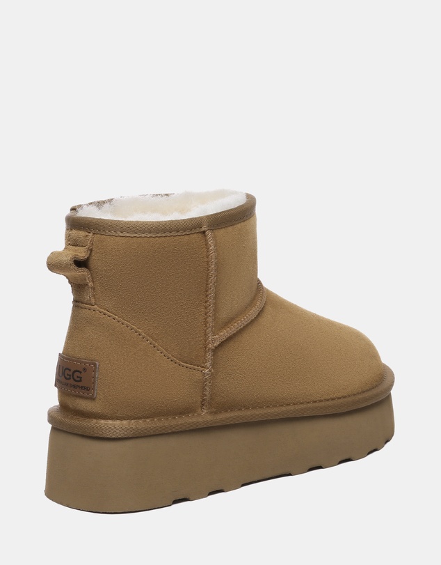 EVERAU - Australian Shepherd Ugg Rommie Platform Cow Suede Upper UGG Boots