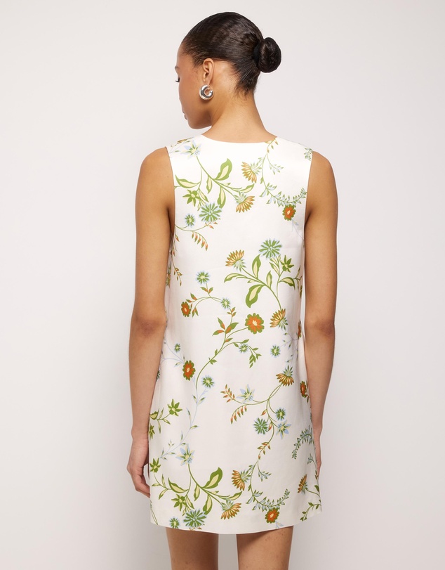 AERE - Tarsha Satin Shift Mini Dress