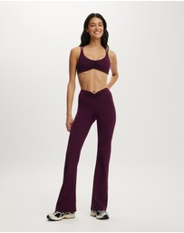 Cotton On Body Active - Ultra Soft Scrunch Front Strappy Crop