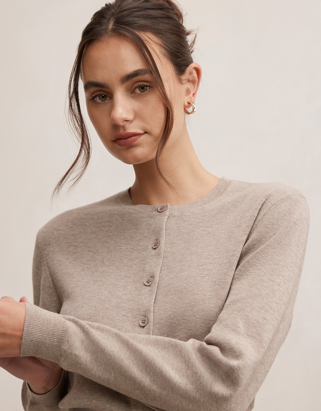 Forever New - Poppy Crew Neck Cardigan