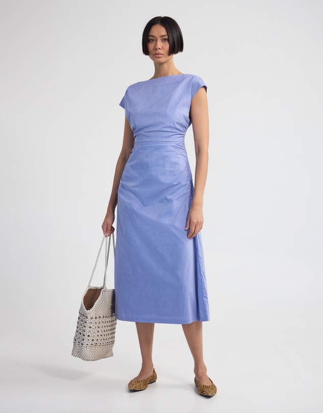 Oxford - Montana Stretch Boatneck Dress