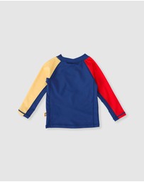 Goldie + Ace - Nautical Flag Rashguard - Babies-Kids