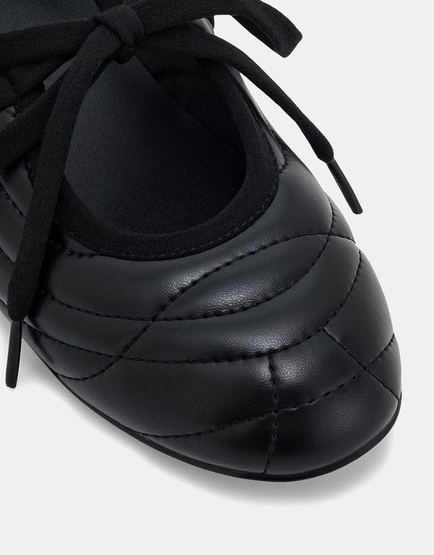 JW PEI - Erika Topstitching Lace-Up Ballet Flats